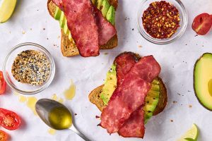 Turkey Bacon Avocado Toast